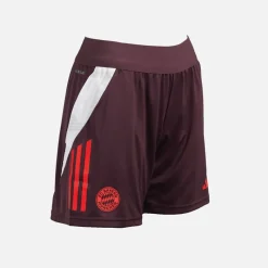 Discount adidas Kvinder FCB FC Bayern München træningsshorts Shadow Maroon/​Rød