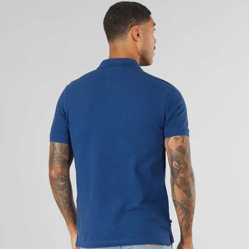 Clearance LUKE 1977 Herre Williams Polo T-shirt Lazuli Blue Blå