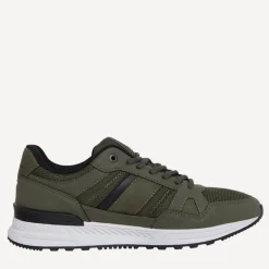 Online Ben Sherman Mænd Fowler Sneakers Khaki/​Sort kakigrøn