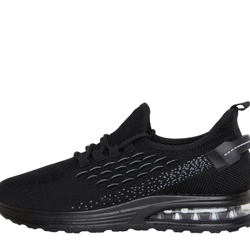 Brave Soul Mænd Lakeside Bubble Sneakers Mono Sort