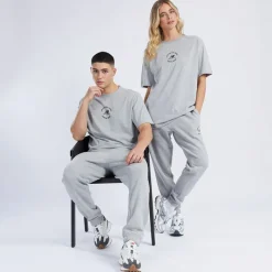Hot New Balance NB Life I Balance Oversized T-shirt Grå Melange Grå