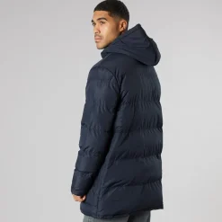 New French Connection Parka til Herre Havblå Marineblå