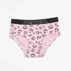 Clearance Bench Piger Andila Tre Pak Trusser Lilac Aop/​Sort/​Lilac