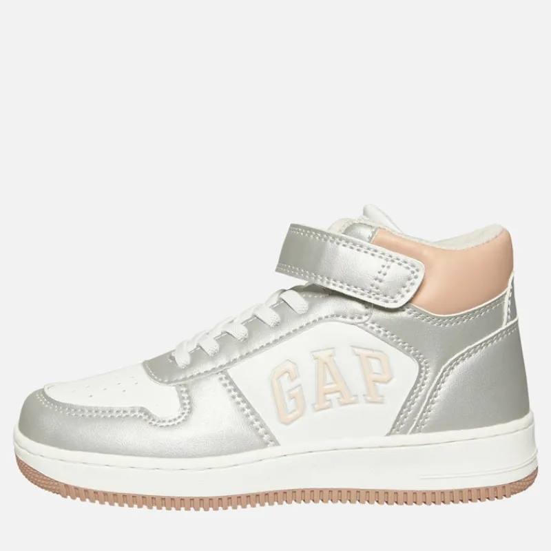 Discount GAP Piger Boston Mid Træningssko Hvid Sølv Rose Flerfarvet