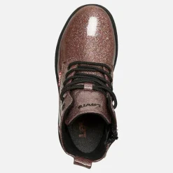 Outlet Levi's Piger Cathrine Støvler Pink Glitter 3470 Lyserød Glitter