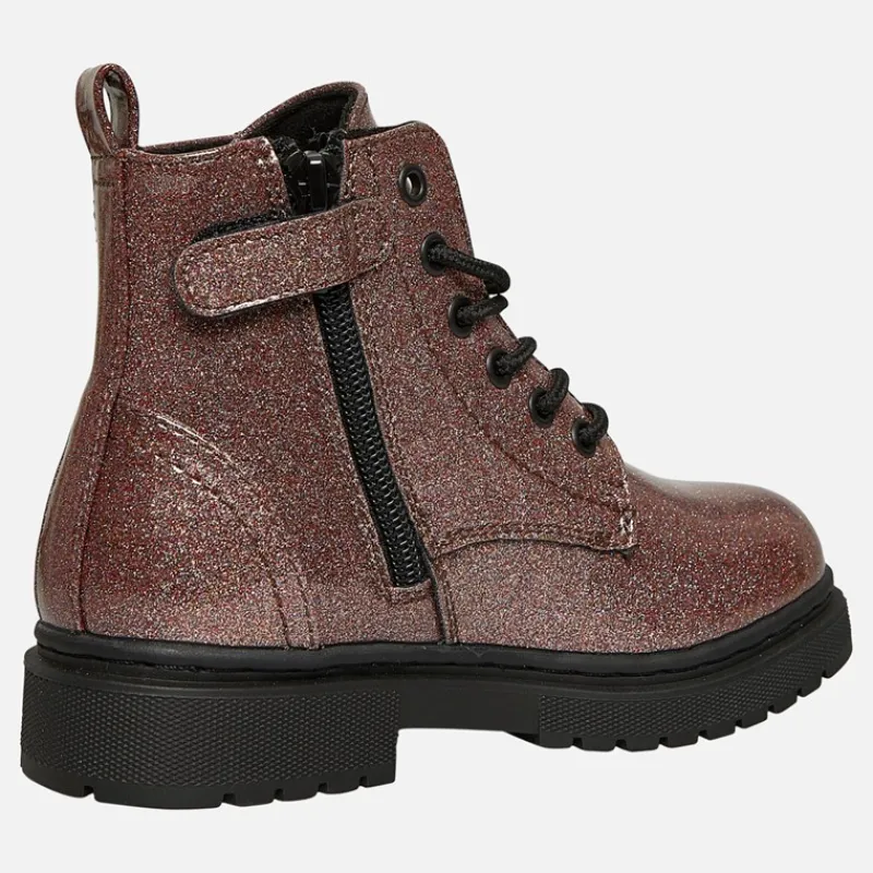Outlet Levi's Piger Cathrine Støvler Pink Glitter 3470 Lyserød Glitter