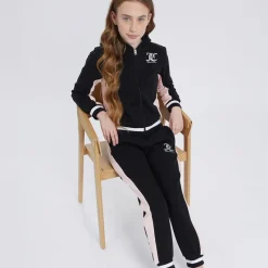 New Juicy Couture Piger Cut And Sew Træningstøj Sort
