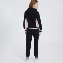 New Juicy Couture Piger Cut And Sew Træningstøj Sort