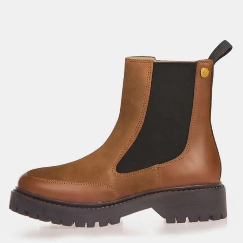 Hot Copenhagen Shoes Piger Efterår Støvler 0241 Cognac