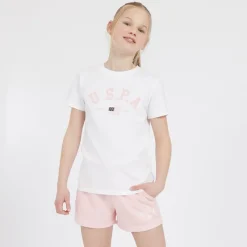 Online U.S. POLO ASSN. Piger Graphic Sæt Flerfarvet