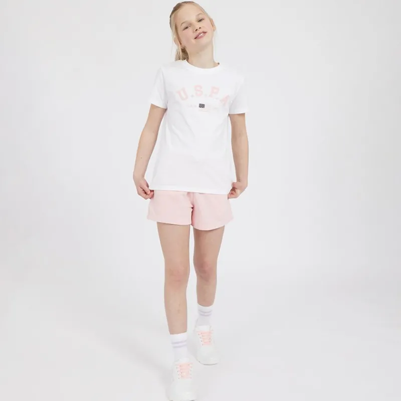 Online U.S. POLO ASSN. Piger Graphic Sæt Flerfarvet