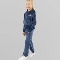 Online Ellesse Piger Hazel Velour Hættetrøje Og Joggers Navy