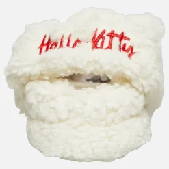 Best Hello Kitty Piger Hvide Borg Slippers Hvid/​Rød