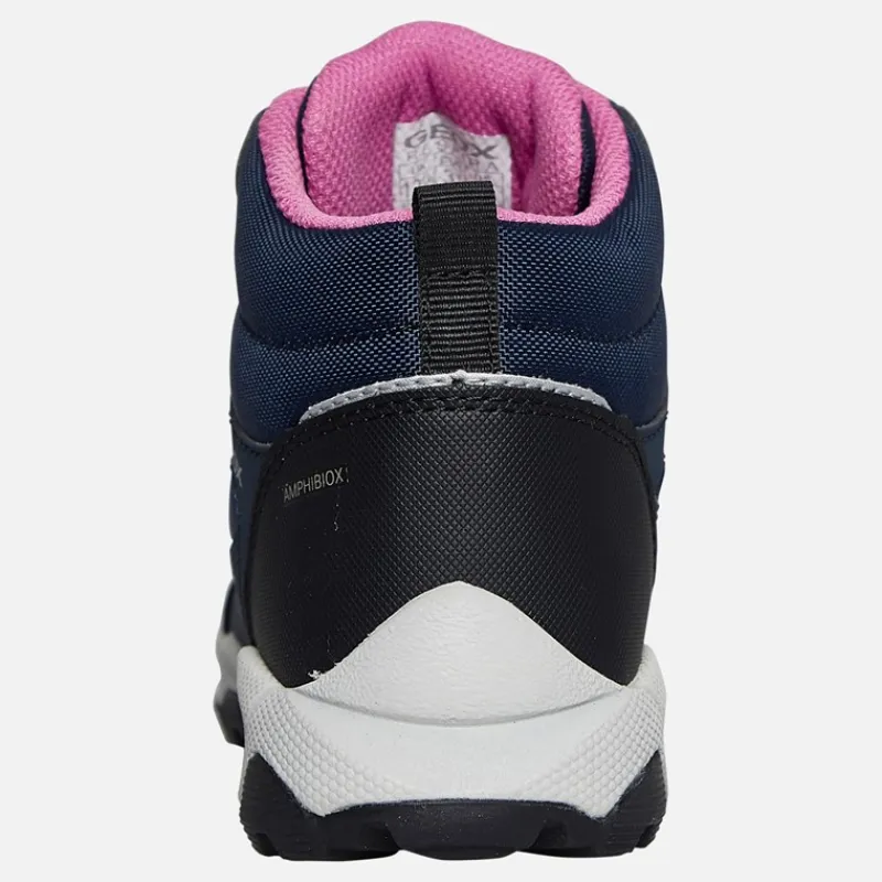 Online GEOX Piger Magnetar Ankelstøvler Navy/Violet