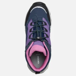 Online GEOX Piger Magnetar Ankelstøvler Navy/Violet
