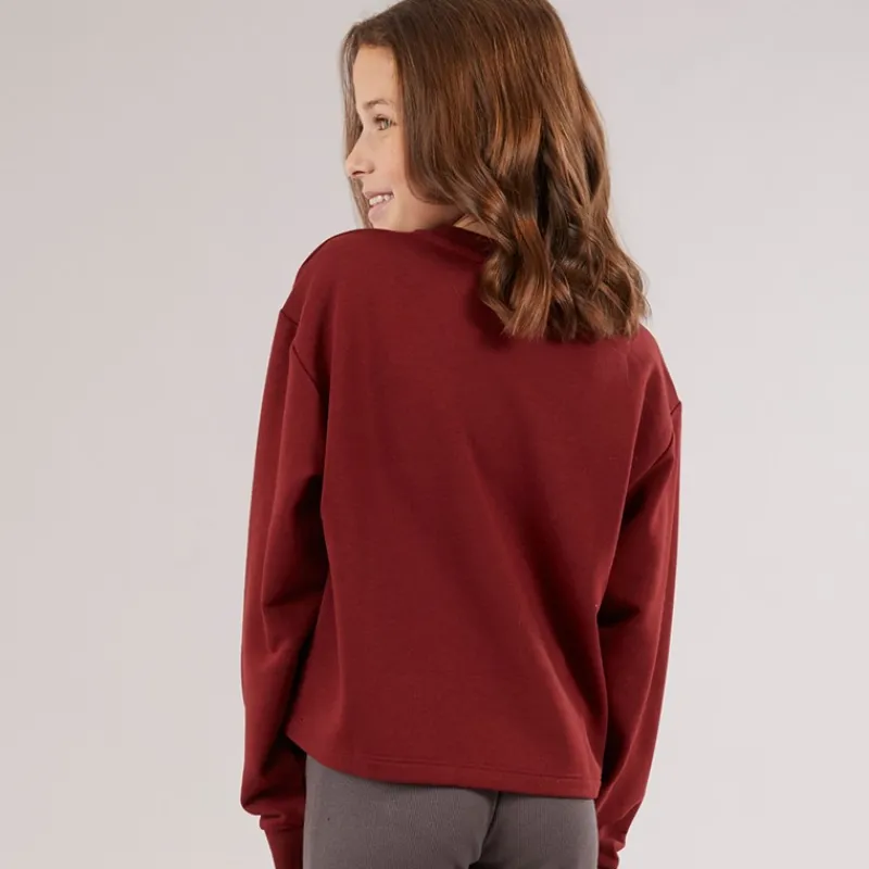 Vero Moda Piger New York Sweatshirt C-12 Syrah/New York/Niagara Falls C-12 Syrah_New York & Niagara Falls