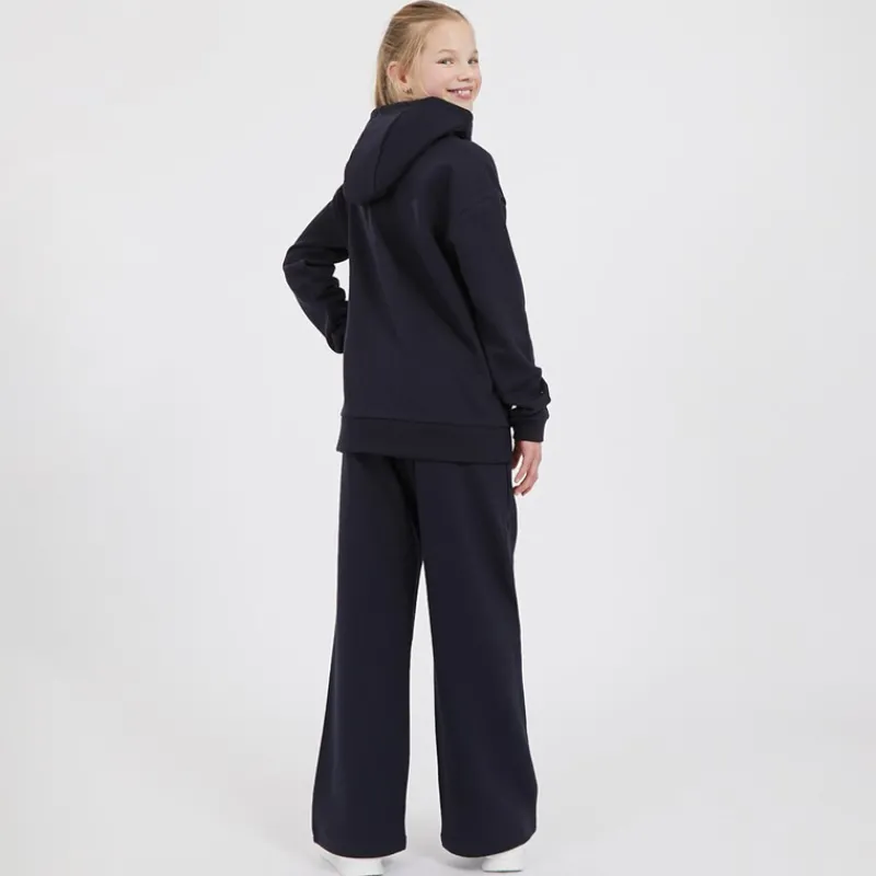 Clearance Juicy Couture Piger Overhead Hoodie og Wide Leg Joggers Tracksuit Set Natsky