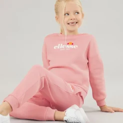 Outlet Ellesse Piger Paige Sweatshirt Og Joggingbukser Pink