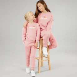 Outlet Ellesse Piger Paige Sweatshirt Og Joggingbukser Pink
