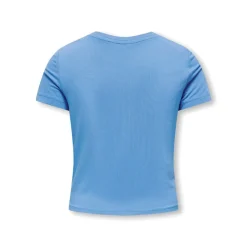 Hot Only Piger Rita Shiny Knot T-shirts Blå Blå