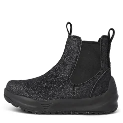 Woden Piger s Silja Glitter Støvler 020 Black Sort