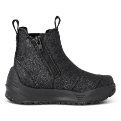 Woden Piger s Silja Glitter Støvler 020 Black Sort