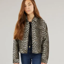 Only Piger Sandra-Lumi Printed Lette jakker Sort