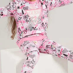 Sale Guess Piger sweatshirt Sticker Collage