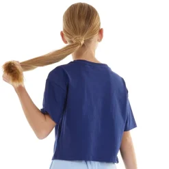 Best Juicy Couture Piger T-shirt i Blå med Ternet Mønster Blå