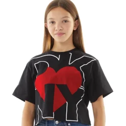 DKNY Piger T-shirt med korte ærmer Sort
