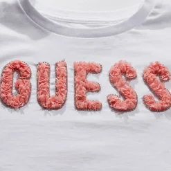 Discount Guess Piger T-shirt Pure White