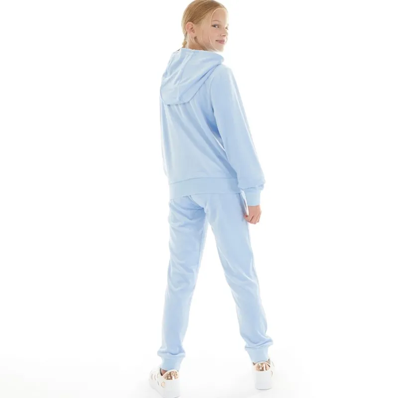 New Juicy Couture Piger Velour Træningssæt Della Robbia Blå Lyseblå