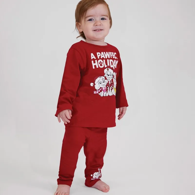 New PAW Patrol Piges Pyjamasæt Narren Rød