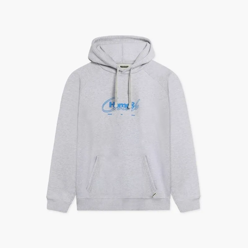 Clearance Woodbird Pote Kant Hættetrøje Snow Melange