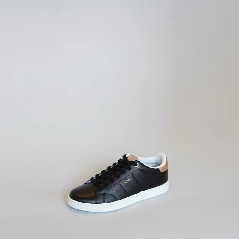 Sale BJORN BORG Sneakers med logo til kvinder T460 Bkrg Sort