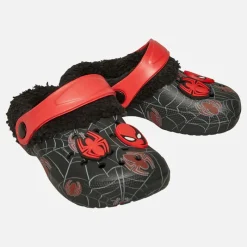 New Spiderman spædBørn Drenge Ny Fur Forede Træsko Sort/​Rød