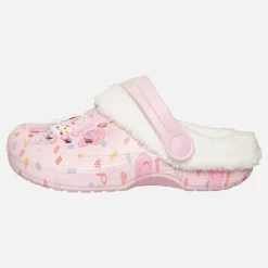 Sale Peppa Pig spædBørn Piger Linky Fur Foret Træsko Pink /​ Multi