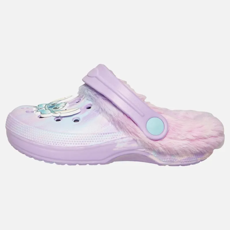 New Lilo and Stitch spædBørn Piger Sligo Fur Foret Træsko Lilla / Multi