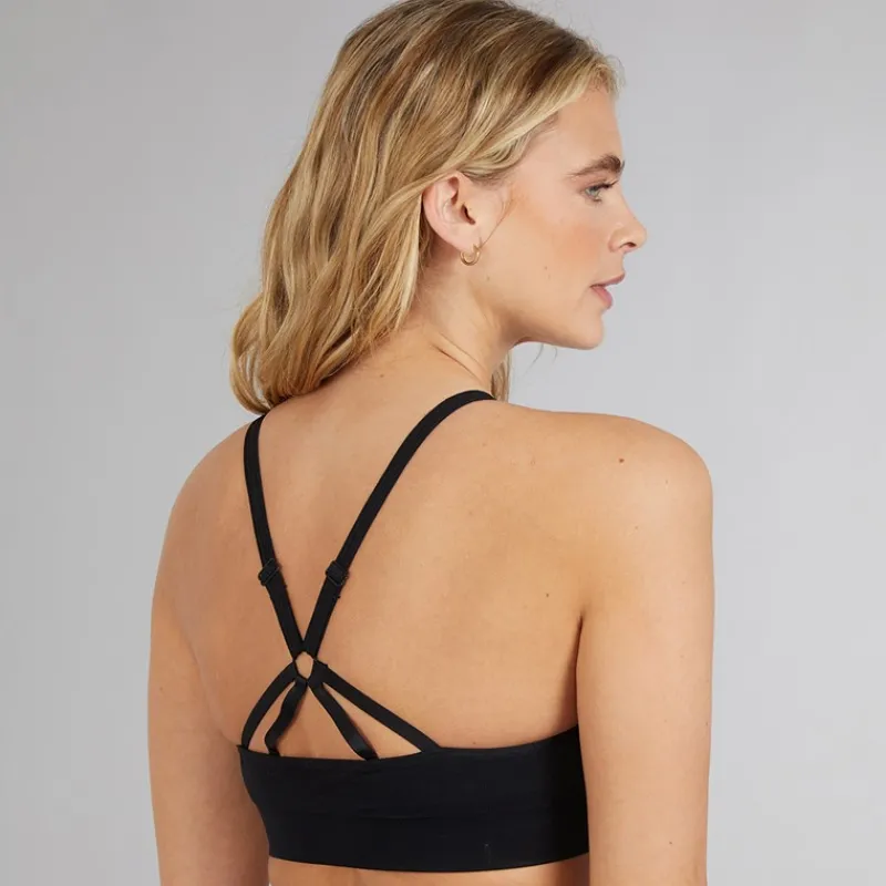 Online Reebok Sport-BH til Kvinder Maryna Sømløs Sort