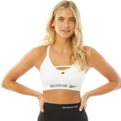 Online Reebok Sport-BH uden sømme til kvinder Hvid