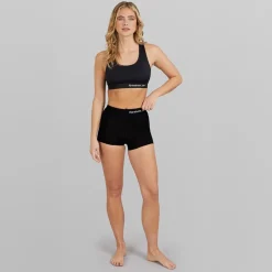 Hot Reebok Sports-BH Top til Kvinder Steffi Sort
