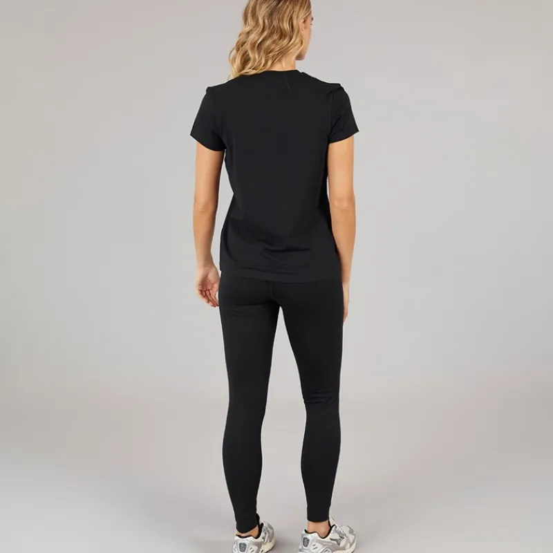 Hot Bench Sæt med T-shirt og Leggings til Kvinder Samira Sort