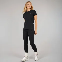 Hot Bench Sæt med T-shirt og Leggings til Kvinder Samira Sort