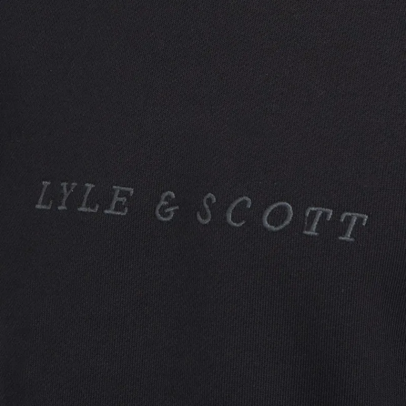 Outlet Lyle And Scott Sweatshirt med Cargo Lommer Z865 Sort Jet