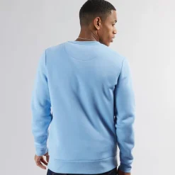 Hot Brave Soul Sweatshirt med rund hals til Herre Arktisk Blå Lyseblå