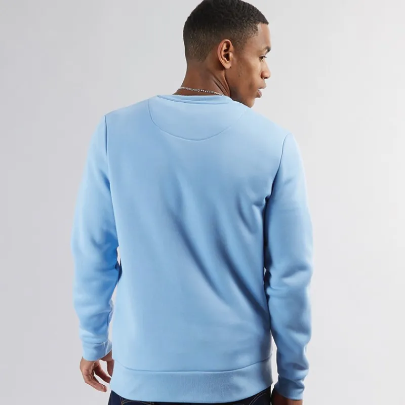 Hot Brave Soul Sweatshirt med rund hals til Herre Arktisk Blå Lyseblå