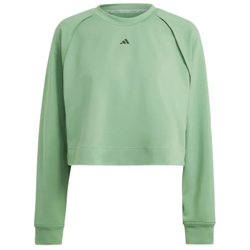 Sale adidas Sweatshirt til kvinder Aeroready Racerback med skjult ryg Preloved Grøn/Sort