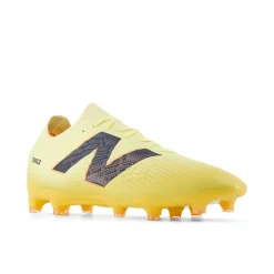 Outlet New Balance Tekela Magia Low Med Snøre V4 FG /​ Fast Underlag Fodboldstøvler Pergament Gul