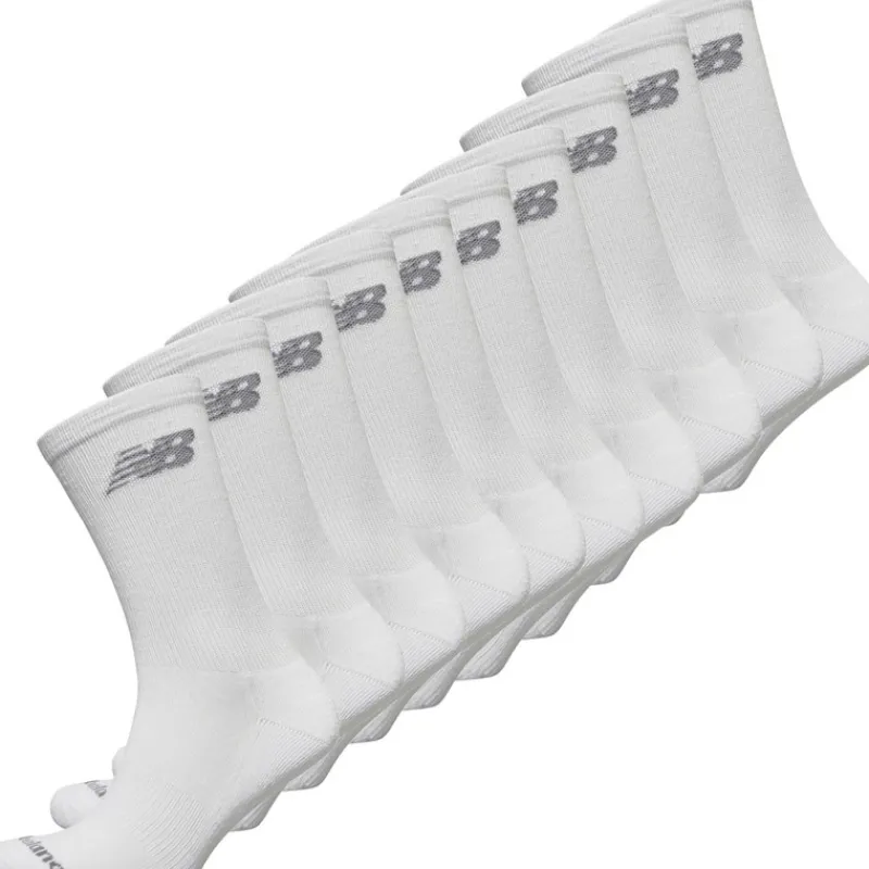 Clearance New Balance Ti par Strømper med Polstring Crew Hvid