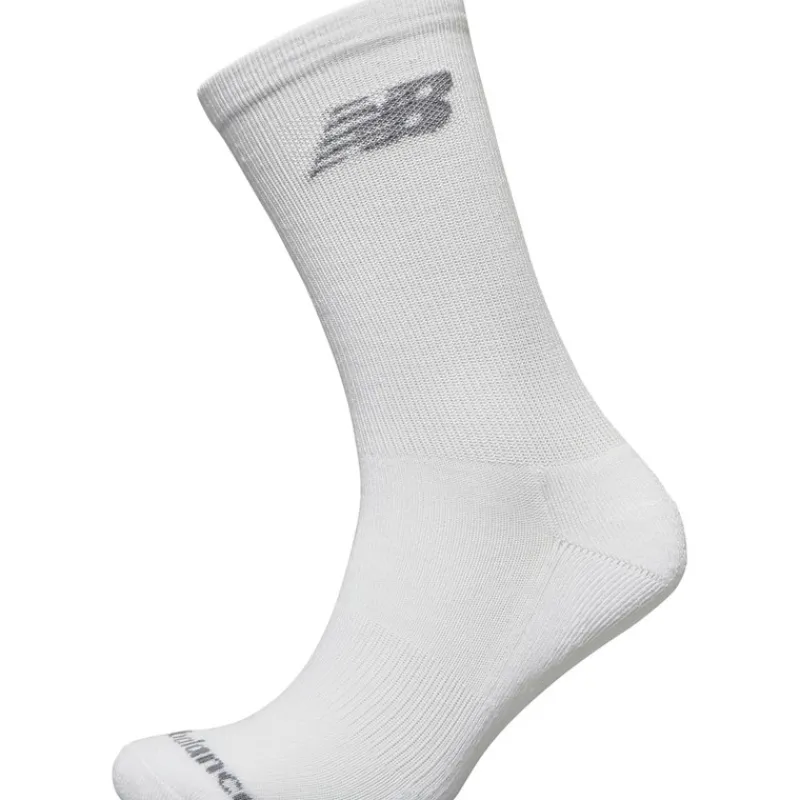 Clearance New Balance Ti par Strømper med Polstring Crew Hvid